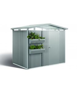 Casetta Panorama Misura P2 grigio quarzo metallizzato con porta standard
