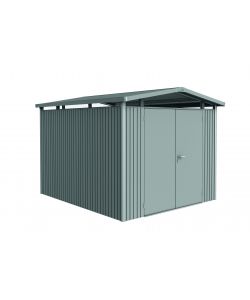 Casetta Panorama Misura P5 grigio quarzo metallizzato con porta a due battenti