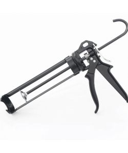 Pistola a Cartuccia in Metallo Grigia per Adesivi e Silicone