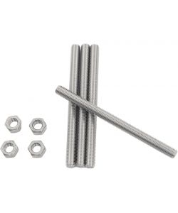 Biohort Pacchetto barre filettate in acciaio inox rosa 1 unit�