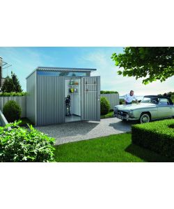 Casetta AvantGarde Misura A5 grigio quarzo metallizzato con porta standard