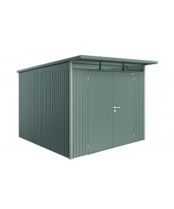 Casetta AvantGarde Misura A7 grigio quarzo metallizzato con porta a due battenti