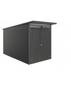 Biohort Casetta da giardino AVANTGARDE A4 ECO grigia metallo 180x380 cm