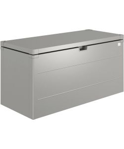Biohort Cassapanca Metallo 140x60x71 cm Grigio Quarzo per Esterni