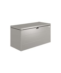 Biohort Cassapanca Metallo 140x60x71 cm Grigio Quarzo per Esterni