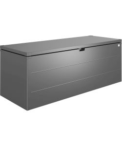 Biohort Baule da Esterno Grigio Scuro 207x81x80 cm per Cuscini