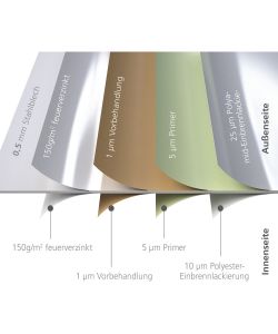 Biohort Armadio per attrezzi Misura 150 grigio scuro metallizzato 155x83 cm