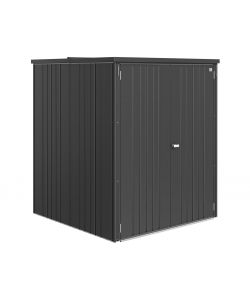 Biohort Armadio da Esterno 150 Large Grigio Quarzo Metallizzato 184x156x155 cm