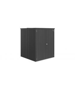 Biohort Armadio da Esterno 150 Large Grigio Quarzo Metallizzato 184x156x155 cm