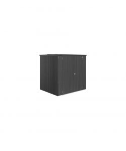 Biohort Armadio Attrezzi 190 Large Grigio Scuro 192x155x184 cm