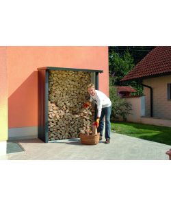 Biohort Casetta da Giardino WoodStock - Grigio Scuro Metallizzato 150 kg/mq