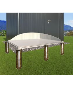 Biohort Viti di Ancoraggio a Terra per Casette - Alluminio