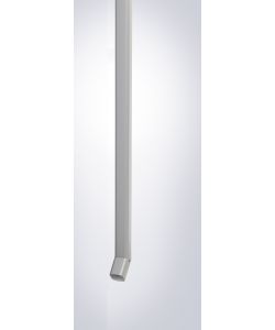 Tubi pluviali per Casetta Panorama argento metallizzato, 2 unit