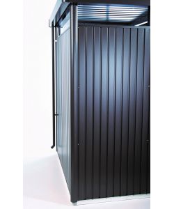 Tubi pluviali per Casetta HighLine grigio scuro metallizzato, 2 unit