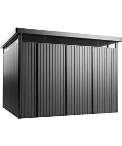 Biohort Predisposizione fotovoltaica nera 3x4x175 cm per giardino