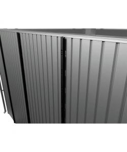 Biohort set montaggio moduli fotovoltaici HighLine nero 3,5x3x187 cm