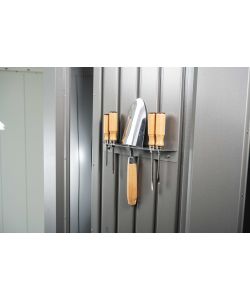 Portautensili 2 Pz. Casetta per attrezzi Neo, grigio quarzo metallizzato