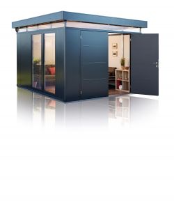 CasaNova 3x4, cerniera porta a destra, grigio scuro metallizzato