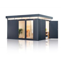 CasaNova 3x4, cerniera porta a destra, grigio scuro metallizzato