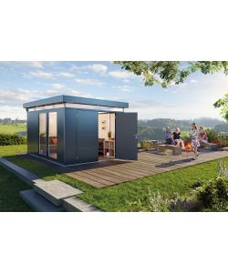 CasaNova 3x4, cerniera porta a destra, grigio scuro metallizzato