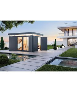 CasaNova 3x4, cerniera porta a destra, grigio scuro metallizzato