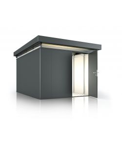 CasaNova 3x4, cerniera porta a destra, grigio scuro metallizzato