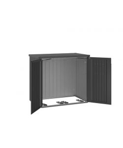 Biohort Contenitore Alex Duo Grigio Scuro Metallizzato per Pattumiera