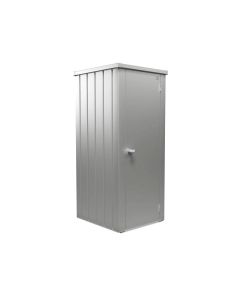 Biohort Armadio da Esterno Julia L High Argento Metallizzato 180 cm