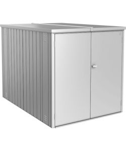 Biohort MiniGarage grigio metallizzato 151x145x203 cm per biciclette
