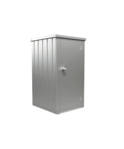 Biohort Armadio da esterno Julia L argento metallizzato 77,7x87 cm