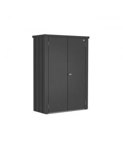 Biohort Armadio da Esterno Romeo M High Grigio Quarzo 132x57x140 cm