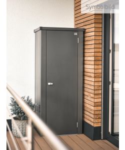 Biohort Armadio Julia da Esterno M High Grigio Scuro 77,7x57x180,9 cm