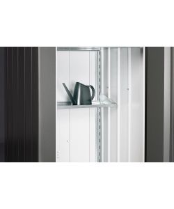 Biohort Armadio Julia da Esterno M High Grigio Scuro 77,7x57x180,9 cm