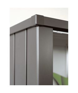 Biohort Armadio da esterno Julia M grigio scuro 77,7x57 cm impermeabile