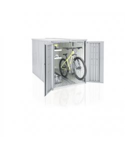 Biohort MiniGarage per Biciclette 151x145x203 cm Grigio Metallizzato