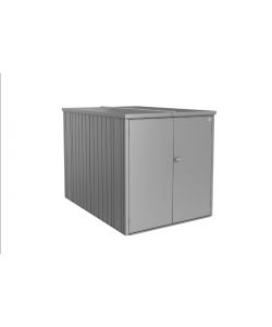 Biohort MiniGarage per Biciclette 151x145x203 cm Grigio Metallizzato