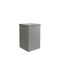Copri bidone della spazzatura Alex Variante 2 corpo grigio quarzo metallizzato, Porta grigio quarzo metallizzato