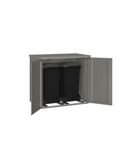 Biohort Contenitore Alex Duo Grigio Quarzo  - Copribidone Impermeabile