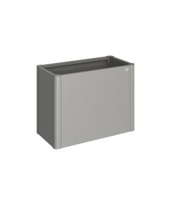 Biohort Aiuola rialzata in metallo grigio quarzo 4x1 altezza 77 cm