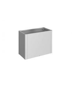 Biohort Aiuola rialzata in metallo grigio quarzo 4x1 altezza 77 cm