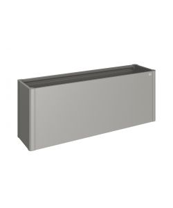 Biohort Aiuola rialzata in metallo grigio quarzo 4x1 altezza 77 cm