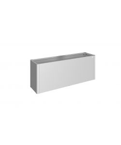 Biohort Aiuola rialzata in metallo grigio quarzo 4x1 altezza 77 cm