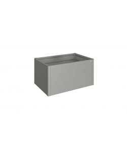 Biohort Aiuola rialzata in metallo grigio quarzo 4x1 altezza 77 cm