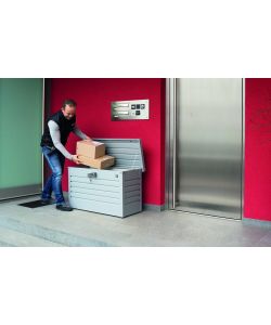 Paket-Box 100 argento metallizzato