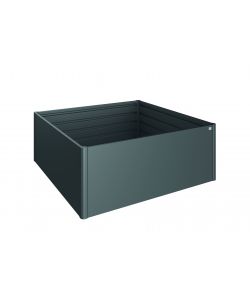 Aiuola rialzata Misura 2x2 grigio scuro metallizzato