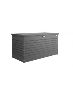 Baule da esterno 160 grigio scuro metallizzato