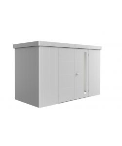 Casetta Neo 1D doppia porta, argento metallico