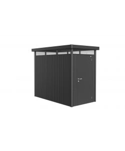 Casetta HighLine Misura HS grigio scuro metallizzato,porta standard per parete laterale corta
