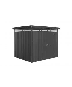 Casetta HighLine Misura H3 grigio scuro metallizzato, porta standard