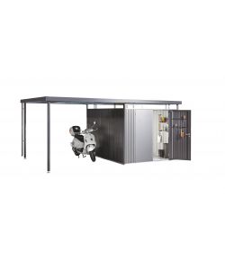 Tetto laterale casetta HighLine Misura H5 grigio scuro metallizzato